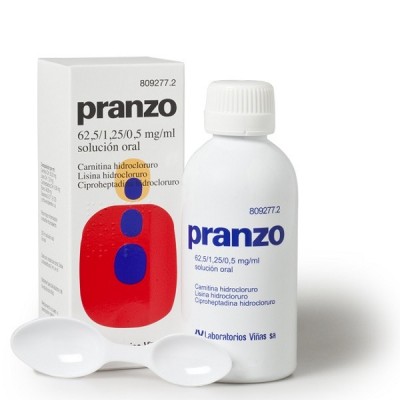 PRANZO 62,5 mg/ml + 1,25 mg/ml + 0,5 mg/ml SOLUC