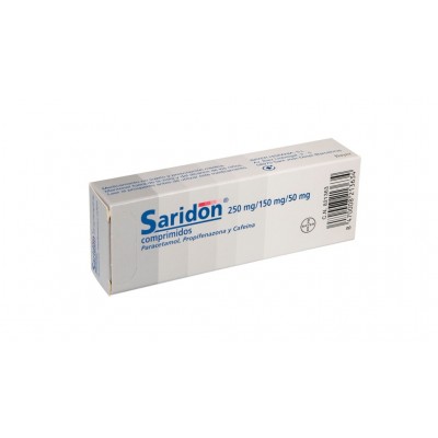 SARIDON 250 mg/150 mg/50 mg 20 COMPRIMIDOS