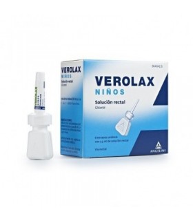 VEROLAX NIÑOS 1,8 ml SOLUCION RECTAL 6 ENEMAS 2,