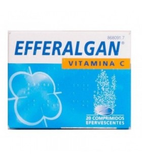 EFFERALDOL CON VITAMINA C 330 MG/200 MG 20 COMPR