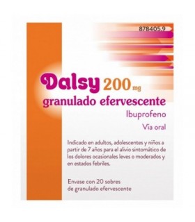 DALSY 200 mg 20 SOBRES GRANULADO EFERVESCENTE