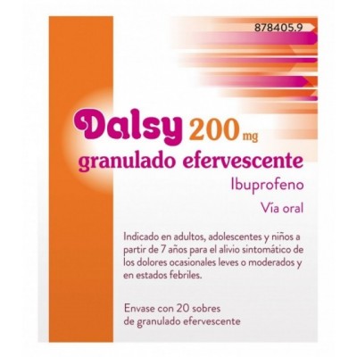 DALSY 200 mg 20 SOBRES GRANULADO EFERVESCENTE