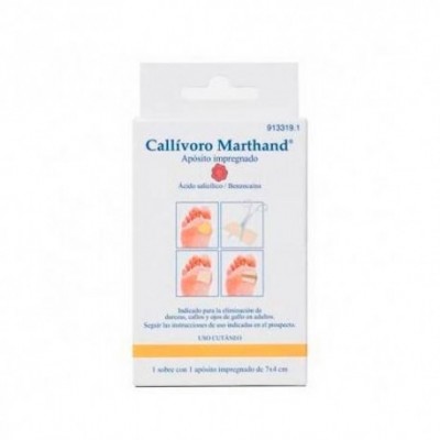 CALLIVORO MARTHAND 1 APOSITO IMPREGNADO 7 x 4 cm