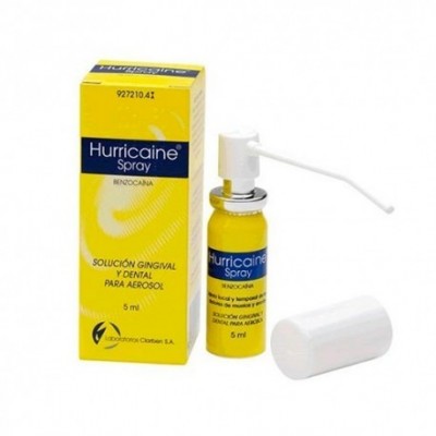 HURRICAINE SPRAY 200 mg/ml SOLUCION PARA PULVERI