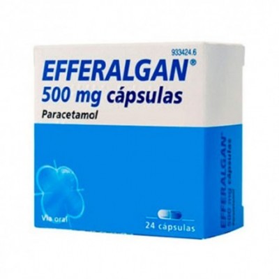 EFFERALGAN 500 MG 24 CAPSULAS