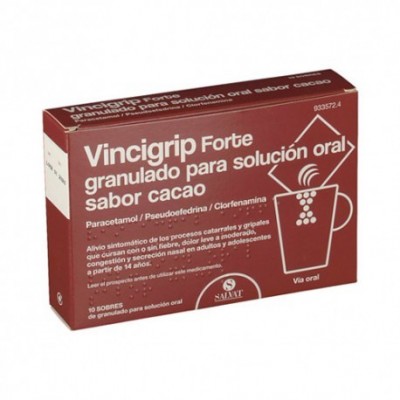 VINCIGRIP FORTE 10 SOBRES GRANULADO PARA SOLUCIO