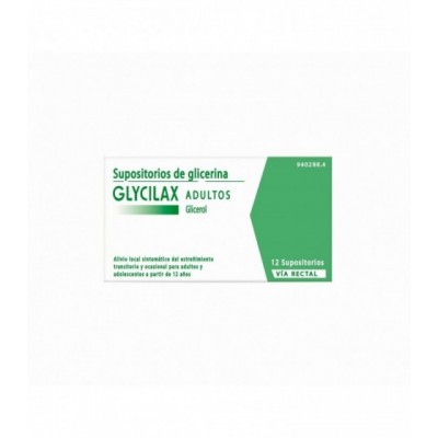 GLYCILAX ADULTOS 3,31 g 12 SUPOSITORIOS