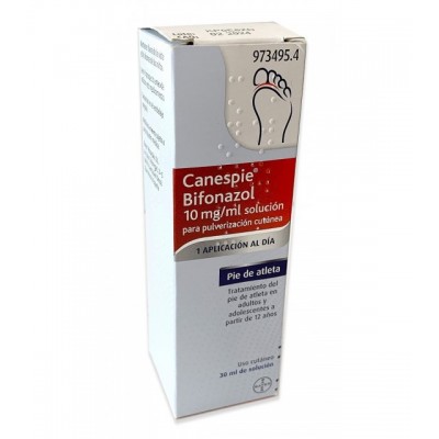 CANESPIE BIFONAZOL 10 mg/ml SOLUCION PARA PULVER