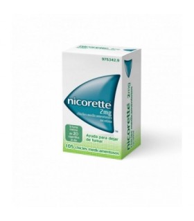 NICORETTE 2 MG 105 CHICLES MEDICAMENTOSOS