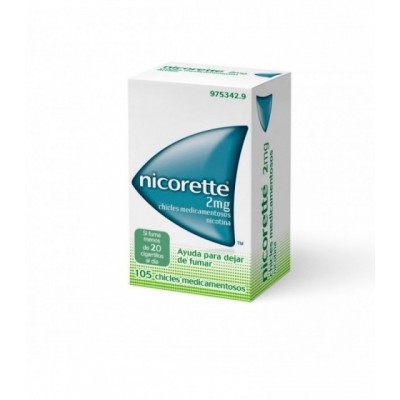 NICORETTE 2 MG 105 CHICLES MEDICAMENTOSOS