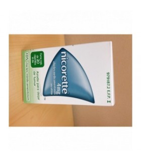 NICORETTE 4 mg 105 CHICLES MEDICAMENTOSOS