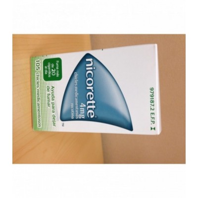 NICORETTE 4 mg 105 CHICLES MEDICAMENTOSOS