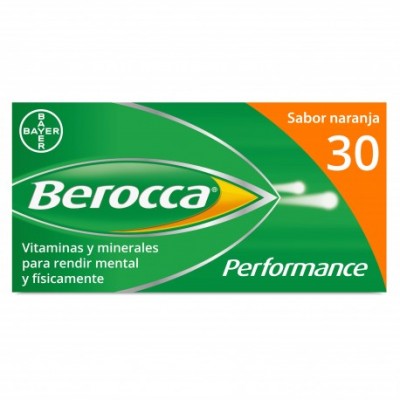 BEROCCA 30 COMP EFERV NARANJA PERFORMANCE