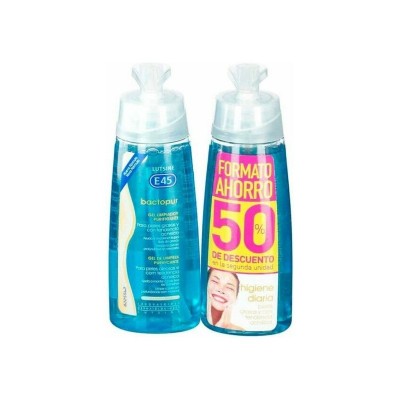 BACTOPUR GEL LIMPIADOR E45 LUTSINE 200 ML DUPLO