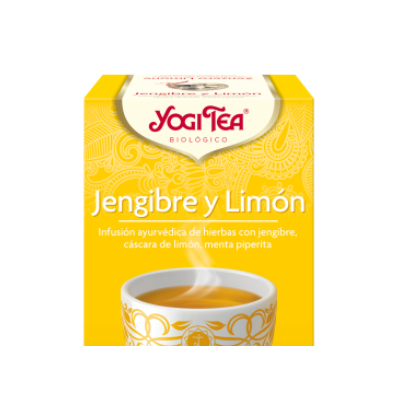 YOGI TEA JENGIBRE Y LIMON 17 BOLSITAS