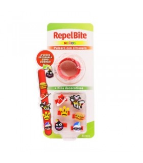 REPEL BITE NIÑOS PULSERA CITRONELA ROJO