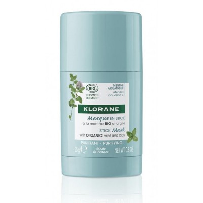 KLORANE MASCARILLA STICK MENTA BIO ARCILLA 25 G
