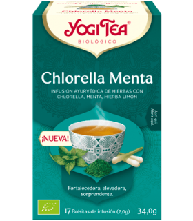 YOGI TEA CHLORELLA MENTA 17 BOLSITAS.