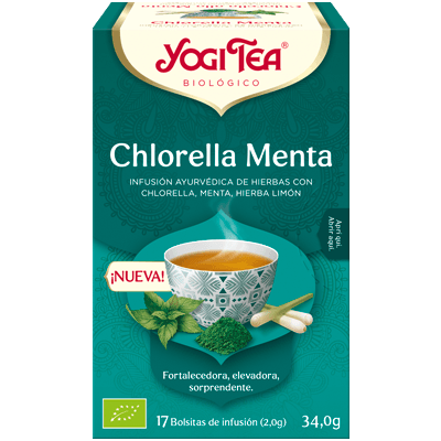 YOGI TEA CHLORELLA MENTA 17 BOLSITAS.