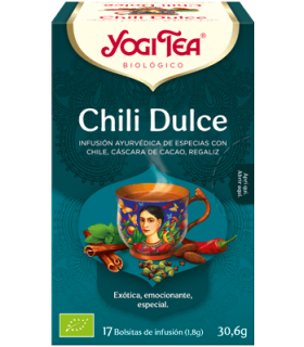 YOGI TEA CHILI DULCE 17 BOLSITAS.