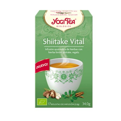 YOGI TEA SHIITAKE VITALE 17 BOLSITAS