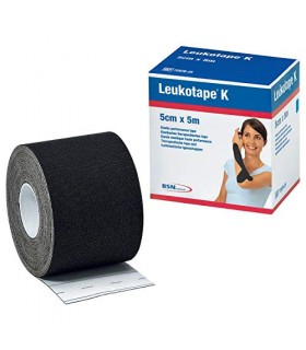 LEUKOTAPE K NEGRO NEUROMUSCULAR 5 X 5 CM