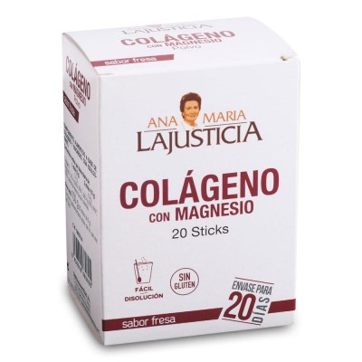 AMJ COLAGENO MAGNESIO FRESA 20 STICK