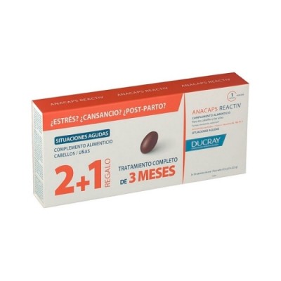 ANACAPS REACTIV 3X30 CAP CABELLO UÑAS