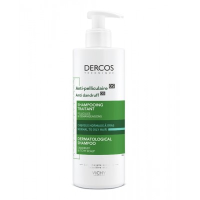 DERCOS CHAMPU CASPA GRASA 400ML