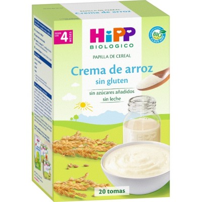 HIPP PAPILLA CREMA ARROZ 400 MG