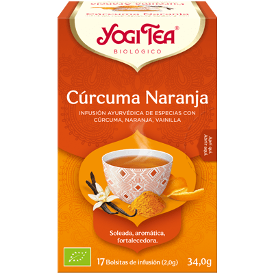 YOGI TEA CURCUMA NARANJA 17 BOLSITAS