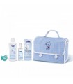 CHICCO BOLSA BABY PIQUE AZUL