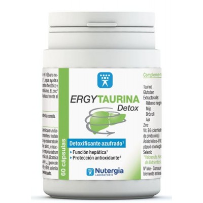 ERGYTAURINA DETOX 60 CAP NUTERGIA