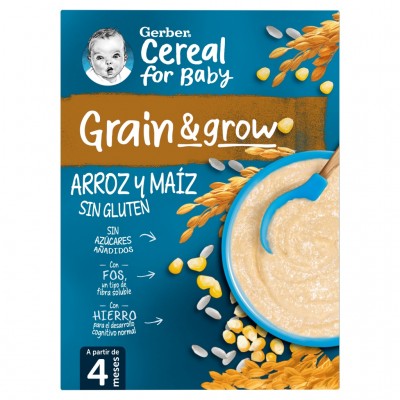 GERBER MAIZ ARROZ SIN GLUTEN 250 G