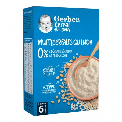 GERBER MULTICEREALES QUINOA 1 ESTUCHE 270 G