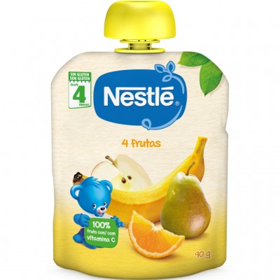 NESTLE 4 FRUTAS 90G POUCH