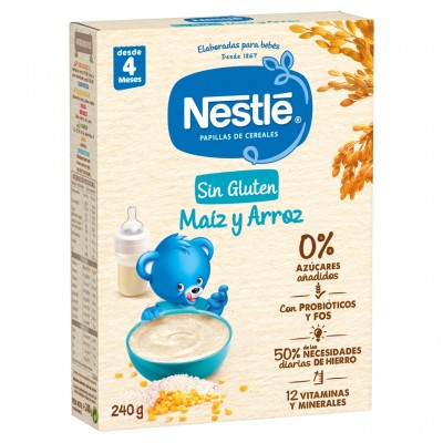 NESTLE MAIZ Y ARROZ SIN GLUTEN 240 G