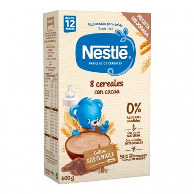 NESTLE 8 CEREALES CACAO 475 G.
