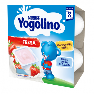 NESTLE YOGOLINO FRESA 4X100G.