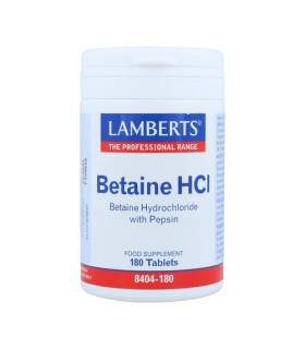 LAMBERTS BETAINA 324 MG / PEPSINA 5 MG 180 CAP