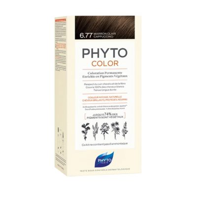 PHYTOCOLOR 6.77 MARRÓN CLARO CAPUCHINO