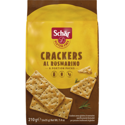 SCHAR CRACKERS AL ROSMARINO ( 6X35) 210 GRS