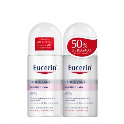 EUCERIN PACK DESOD ANTITR ROLL ON -50% 2ª