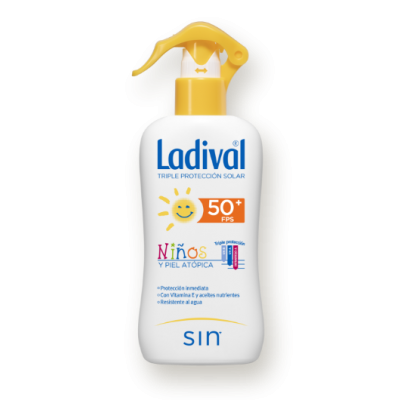 LADIVAL SPRAY IP 50 NIÑOS ATOPIA 200 ML