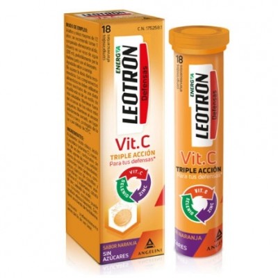 LEOTRON VITAMINA C 18 COMP EFERVESCENTES