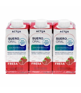 SUERO ORAL ACTUA 3U 200 ML FRESA