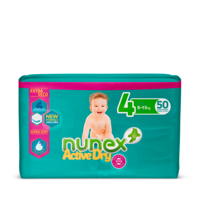 NUNEX T4 9-15 KG 50 PAÑALES