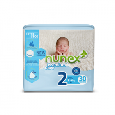 NUNEX T2 3-6 KG 30 PAÑALES
