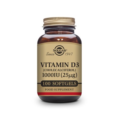 SOLGAR VITAMINA D3 1000 100CAP