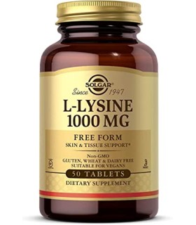 SOLGAR L-LISINA 1000 MG 50 COMP